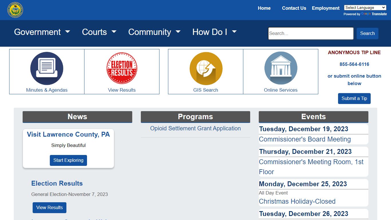 Lawrence County PA - Official Website
